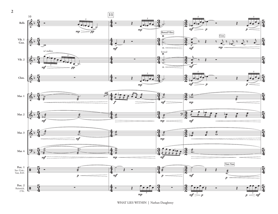 What Lies Within What Lies Within Percussion Ensemble scores gallery preview page 3