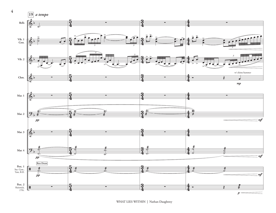 What Lies Within What Lies Within Percussion Ensemble scores gallery preview page 5