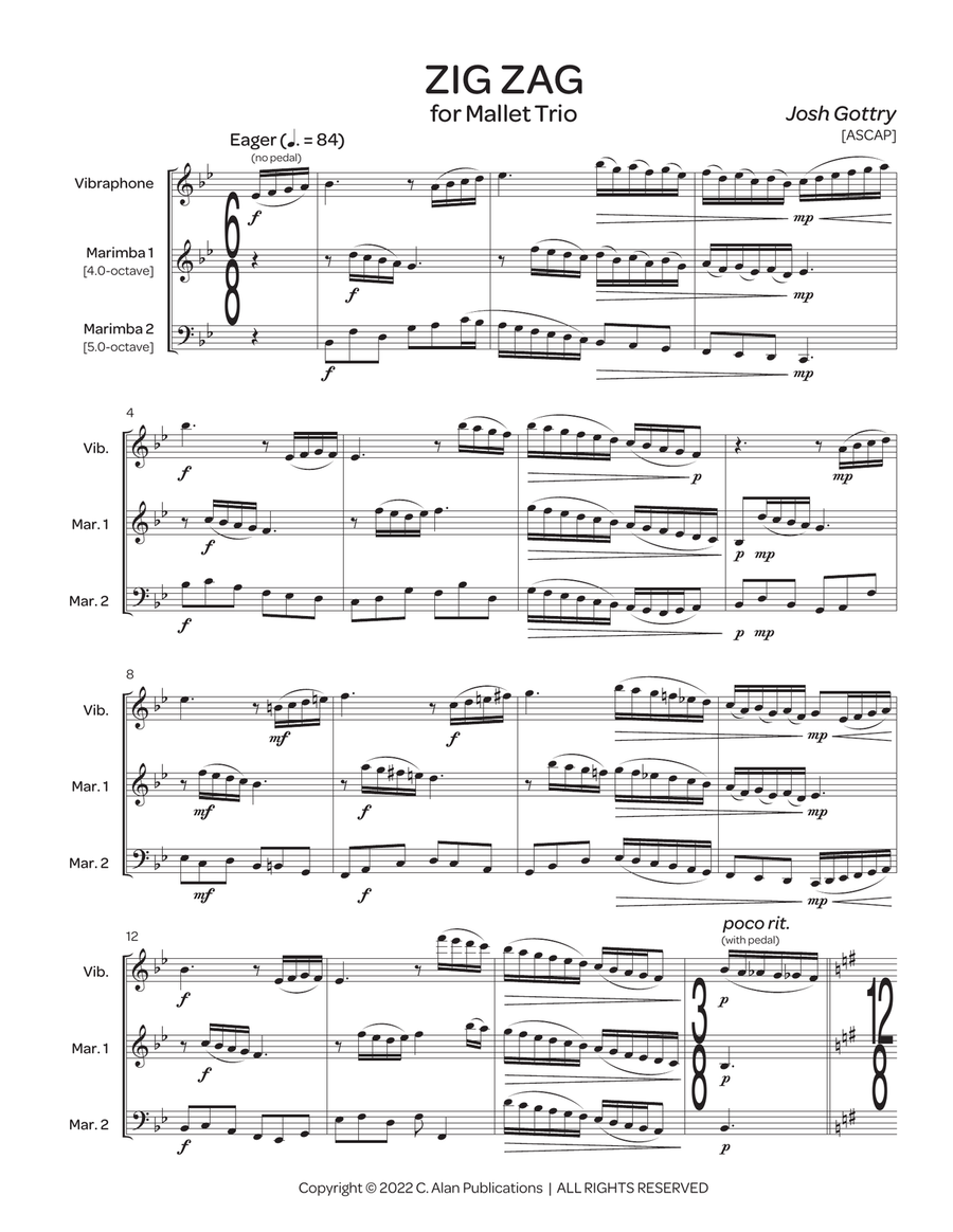 Zig Zag Percussion Ensemble scores gallery preview page 2