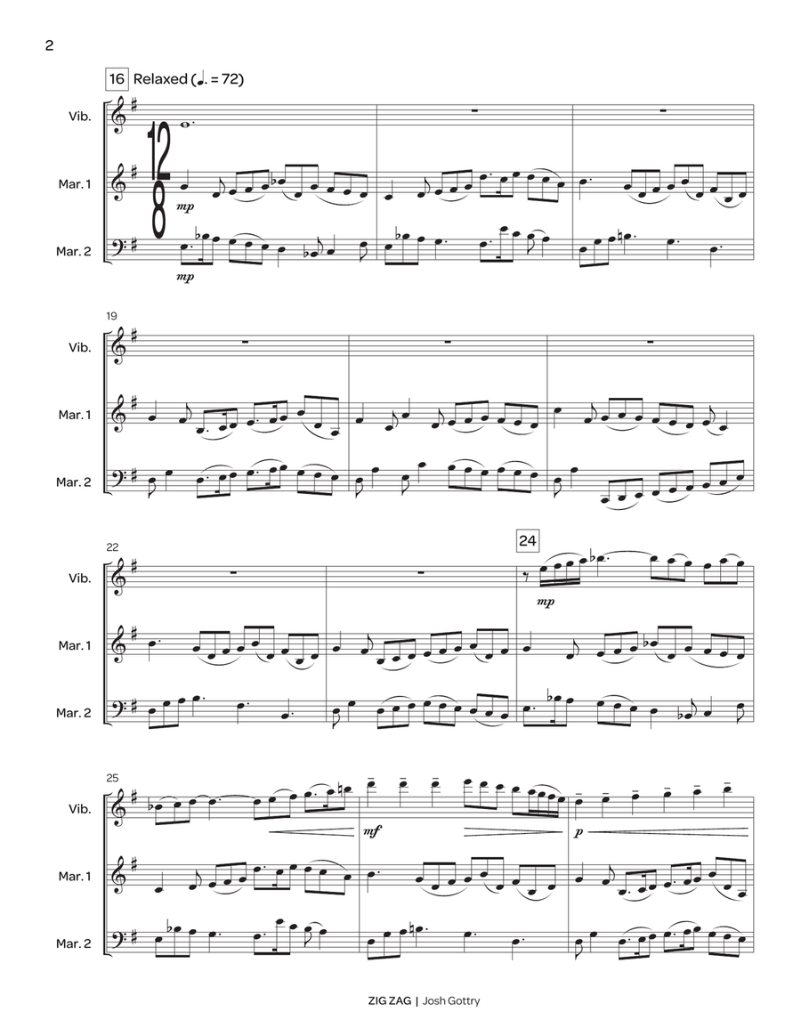 Zig Zag Percussion Ensemble scores gallery preview page 3