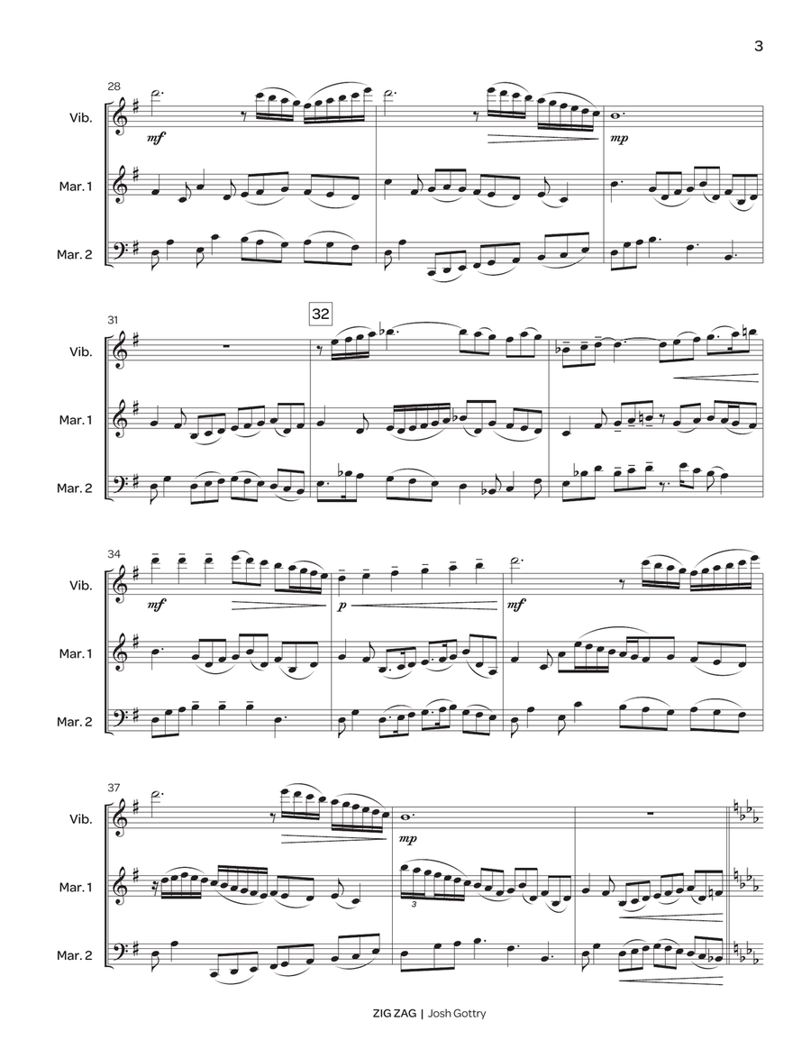 Zig Zag Percussion Ensemble scores gallery preview page 4