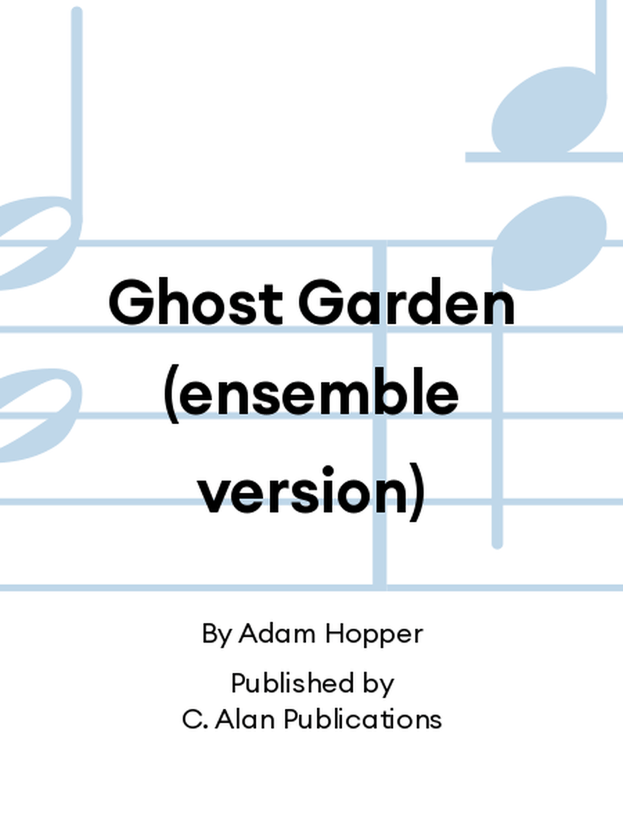 Ghost Garden (ensemble version) Percussion Ensemble scores gallery preview page 1