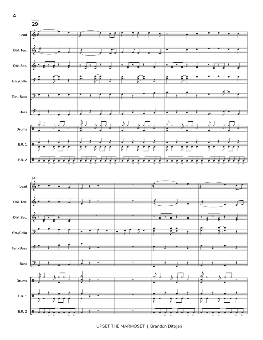 Upset the Marmoset Upset the Marmoset Steel Drum Band scores gallery preview page 5