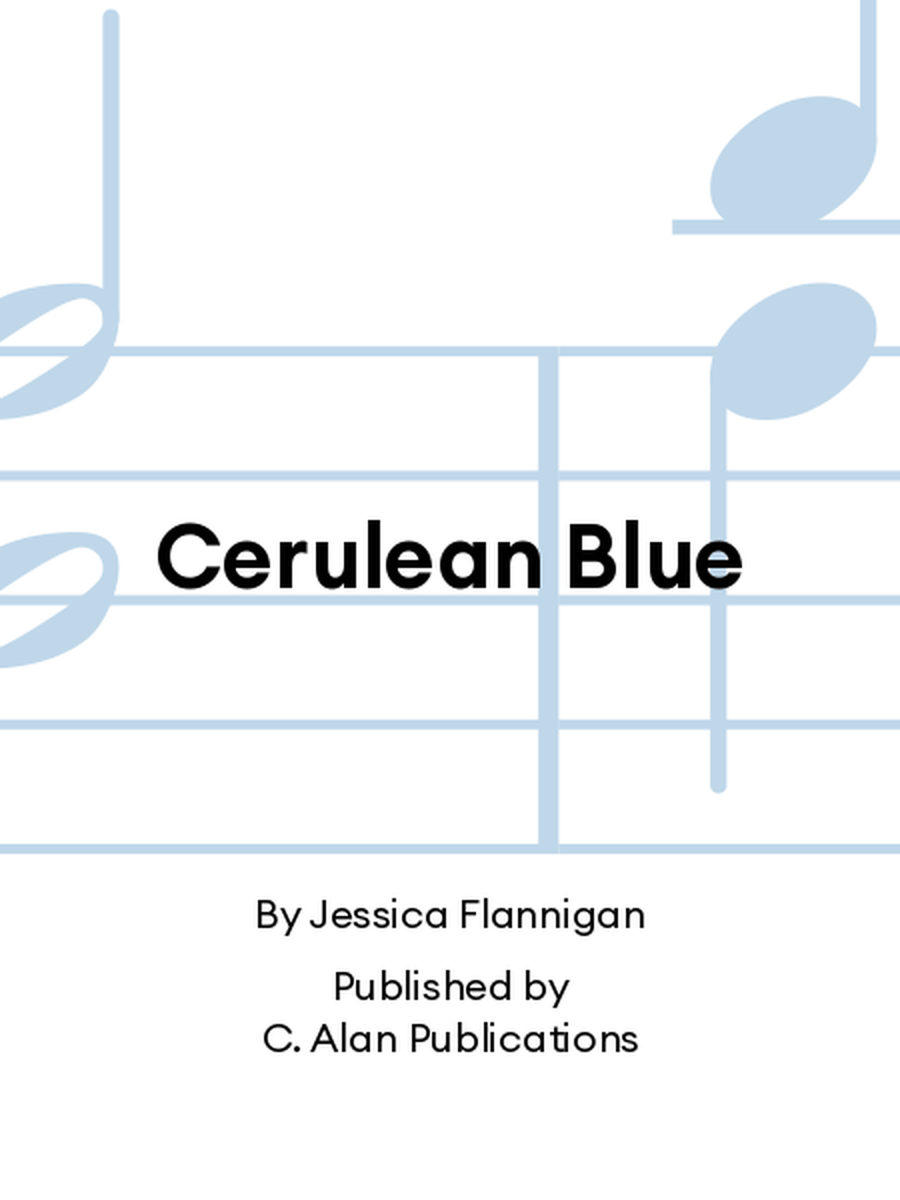 Cerulean Blue Cerulean Blue Percussion scores gallery preview page 1
