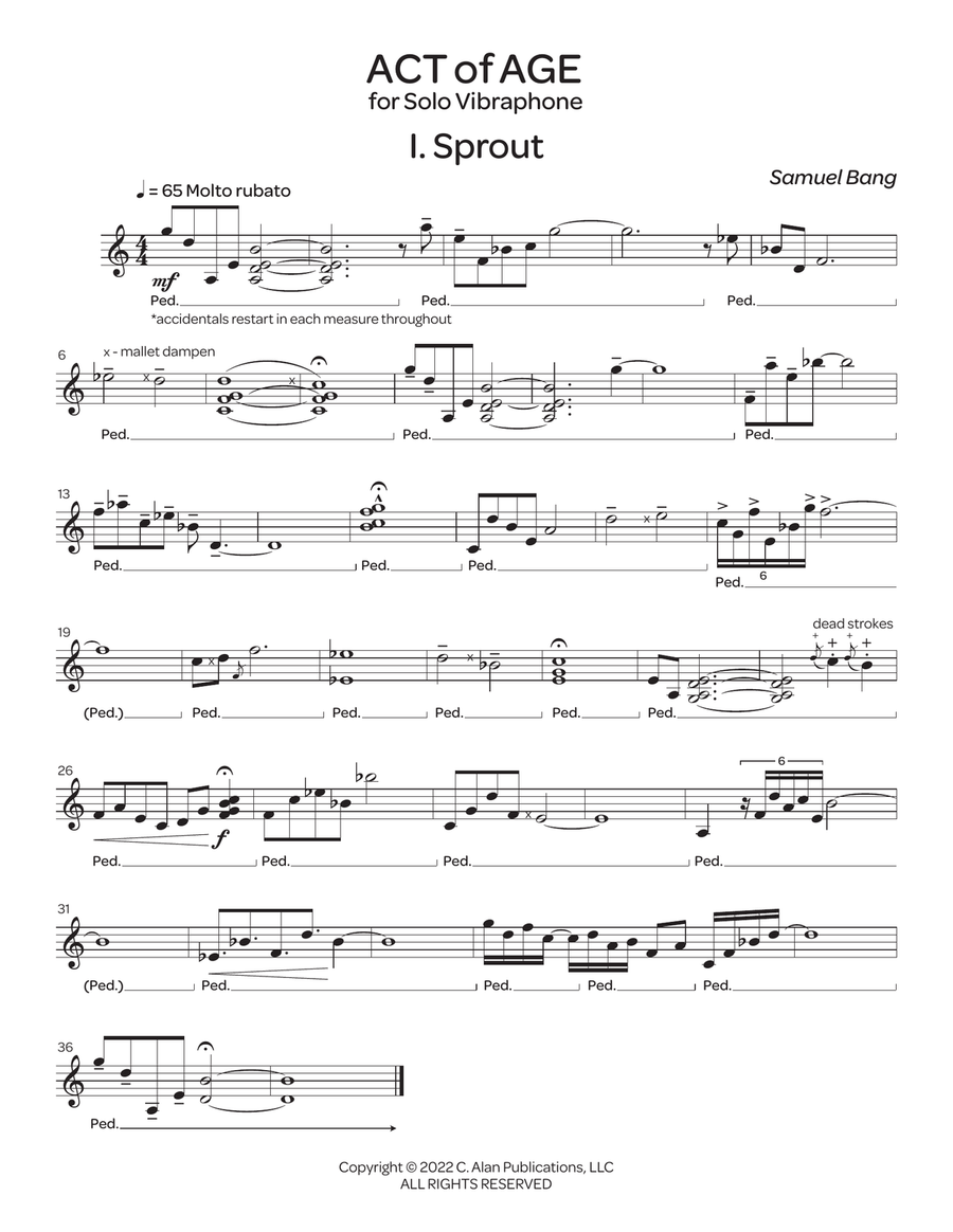Act of Age Act of Age Percussion scores gallery preview page 2