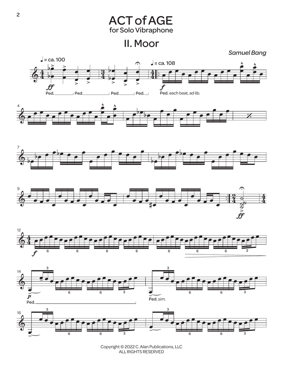 Act of Age Act of Age Percussion scores gallery preview page 3