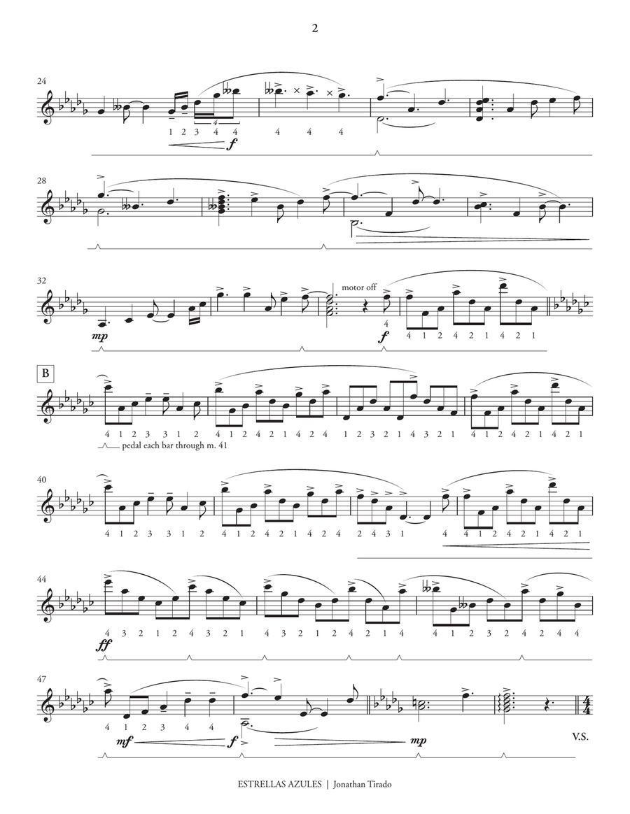 Estrellas Azules Estrellas Azules Percussion scores gallery preview page 3