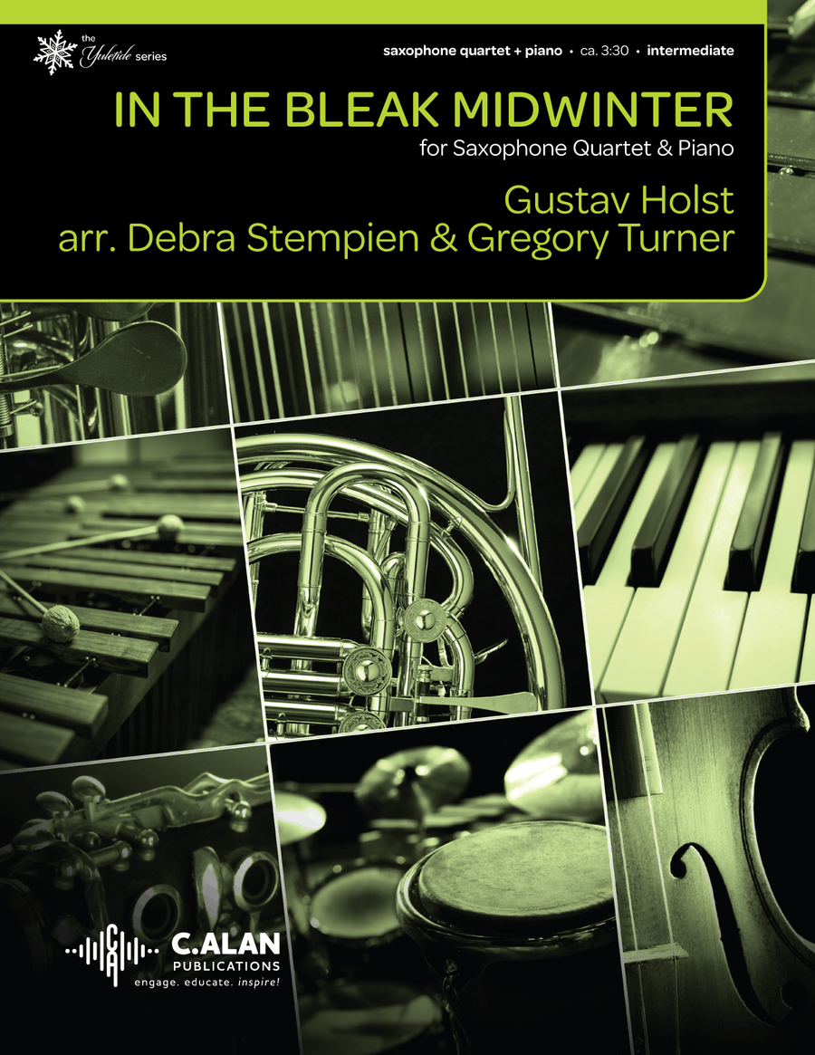 In the Bleak Midwinter (Holst) Saxophone scores gallery preview page 1