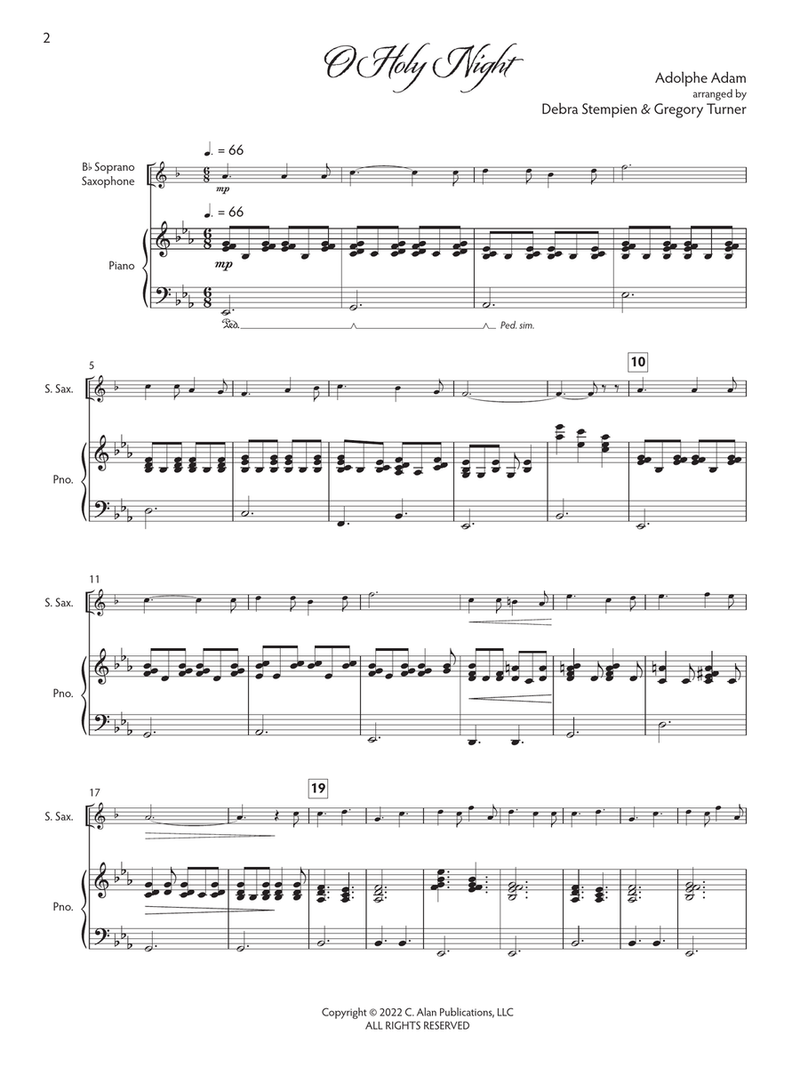 Joyful Tidings, Book 2 for Soprano Sax & Piano Soprano Saxophone scores gallery preview page 3