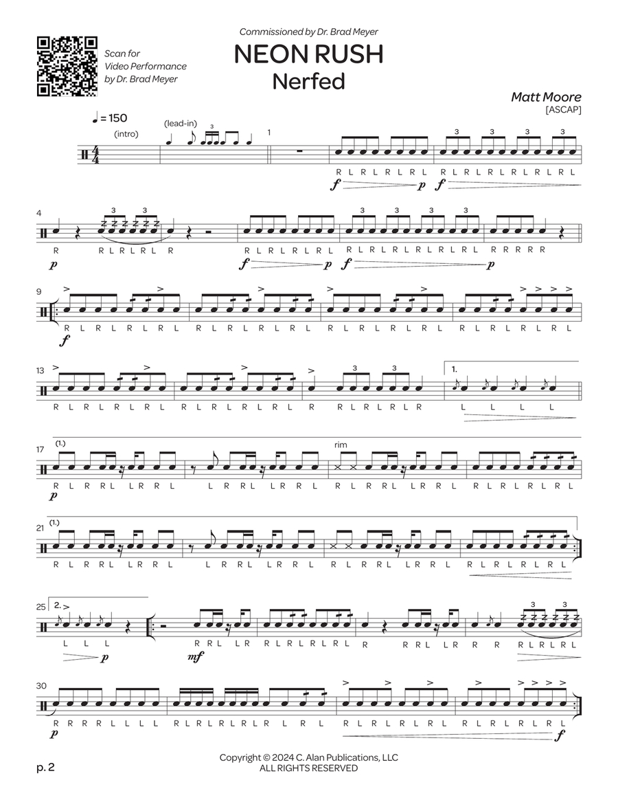 Neon Rush Neon Rush Snare Drum scores gallery preview page 2