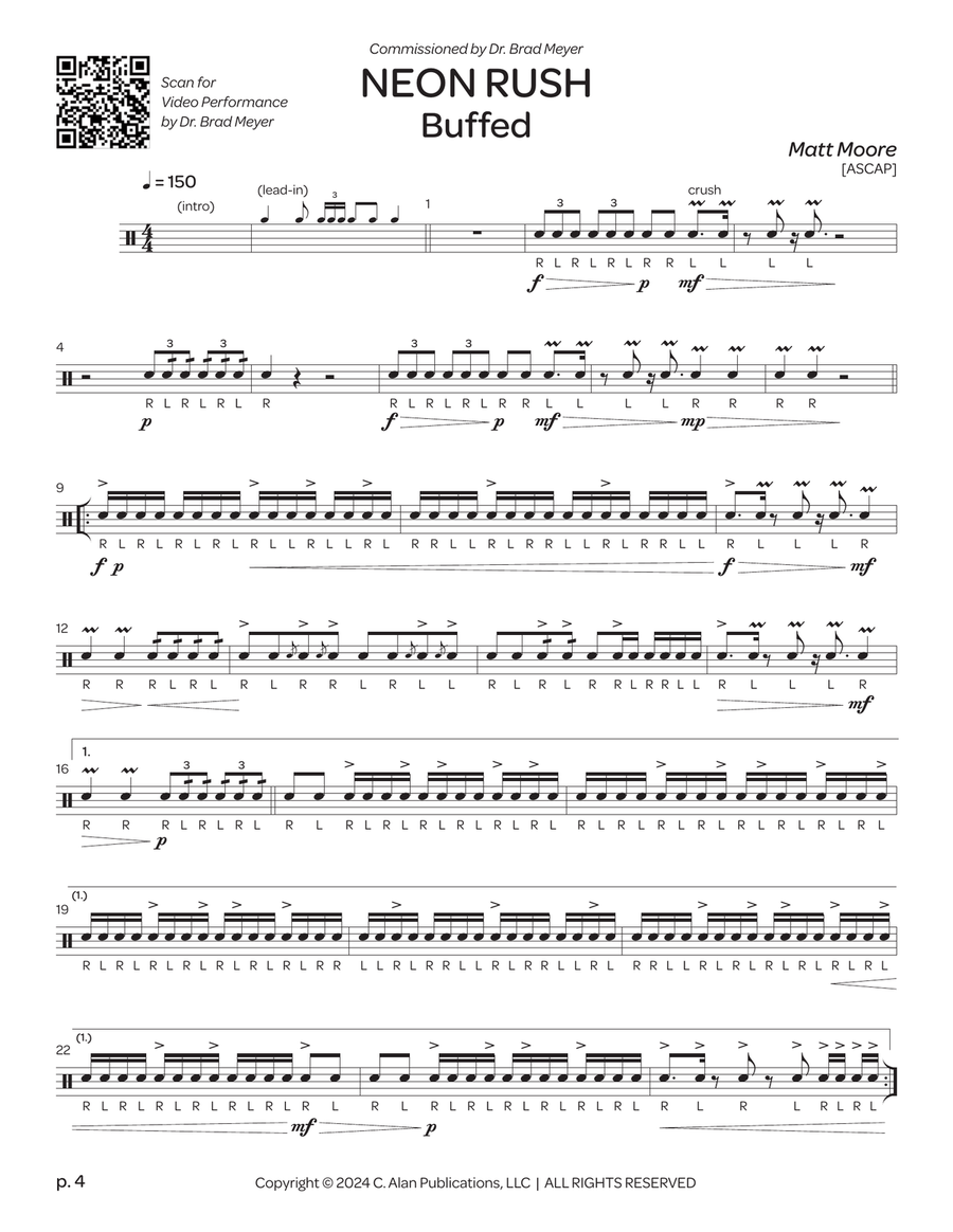 Neon Rush Neon Rush Snare Drum scores gallery preview page 3
