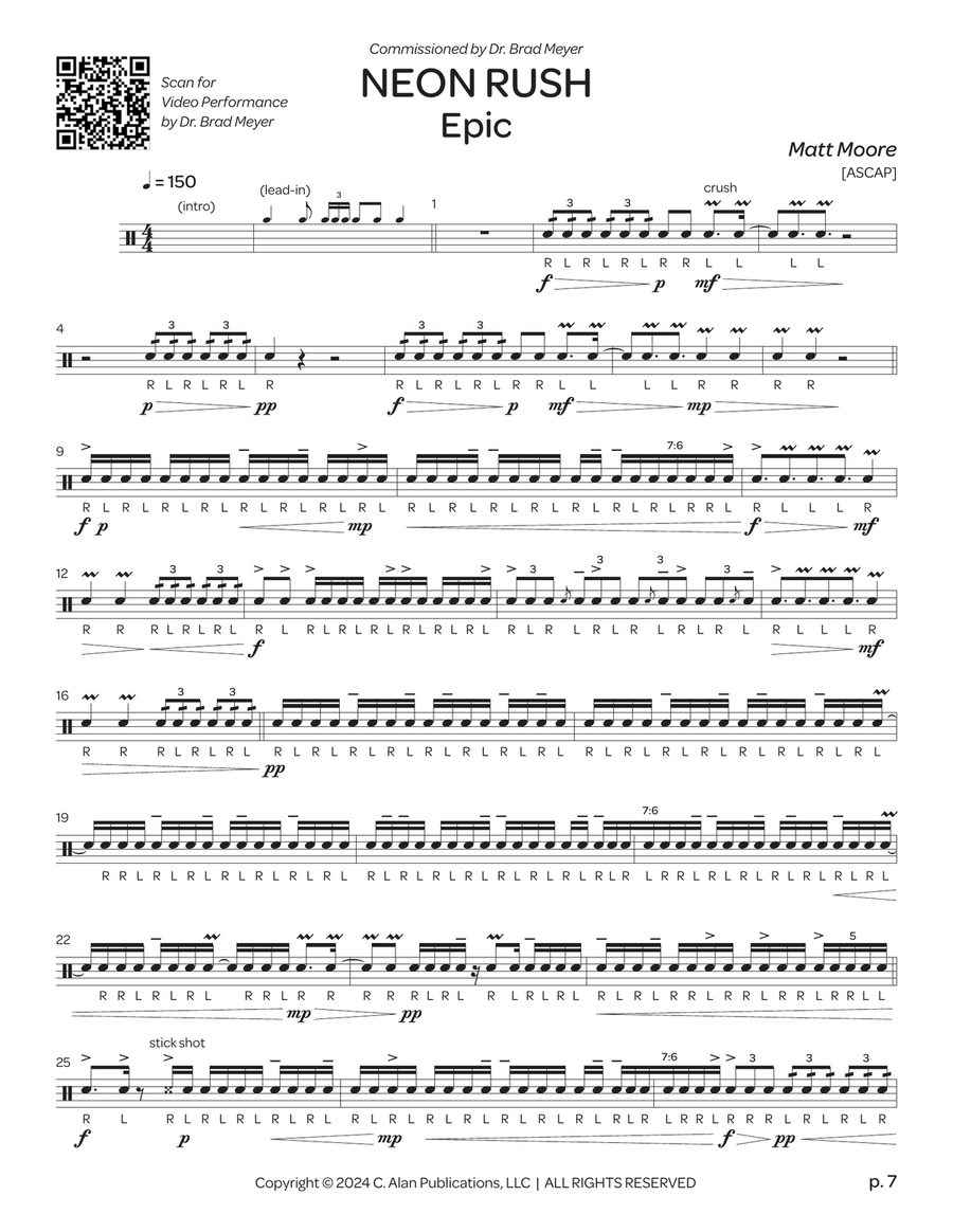 Neon Rush Neon Rush Snare Drum scores gallery preview page 4