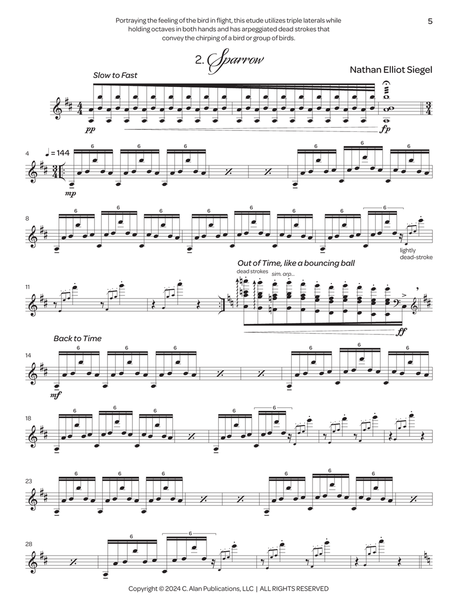 Creatures of the Wood Creatures of the Wood Marimba scores gallery preview page 3
