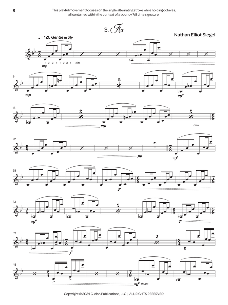 Creatures of the Wood Creatures of the Wood Marimba scores gallery preview page 4