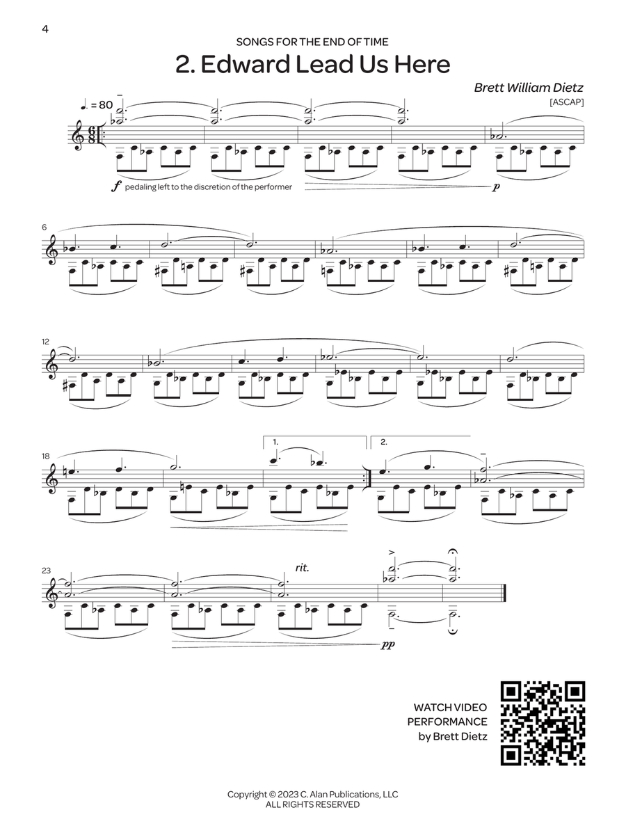 Songs for the End of Time Percussion scores gallery preview page 3