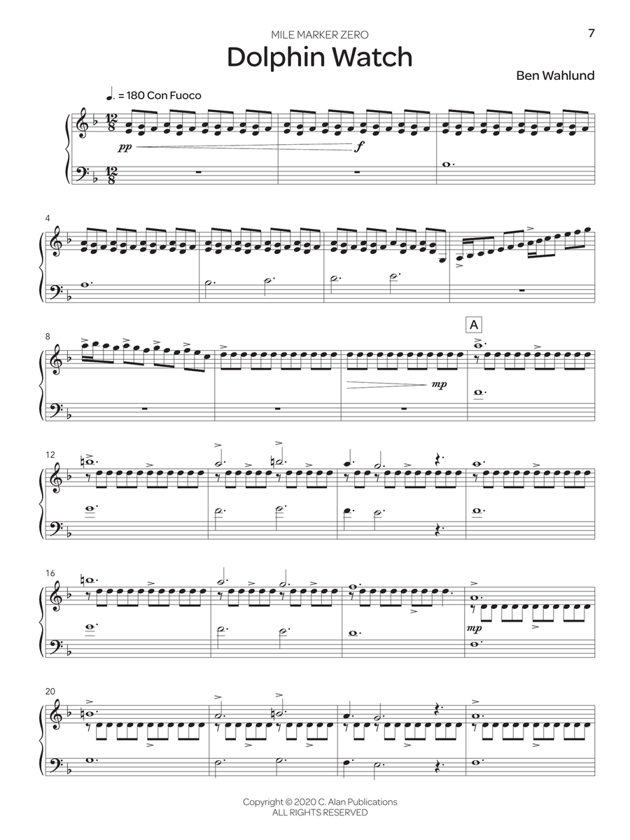 Mile Marker Zero Mile Marker Zero Marimba scores gallery preview page 3