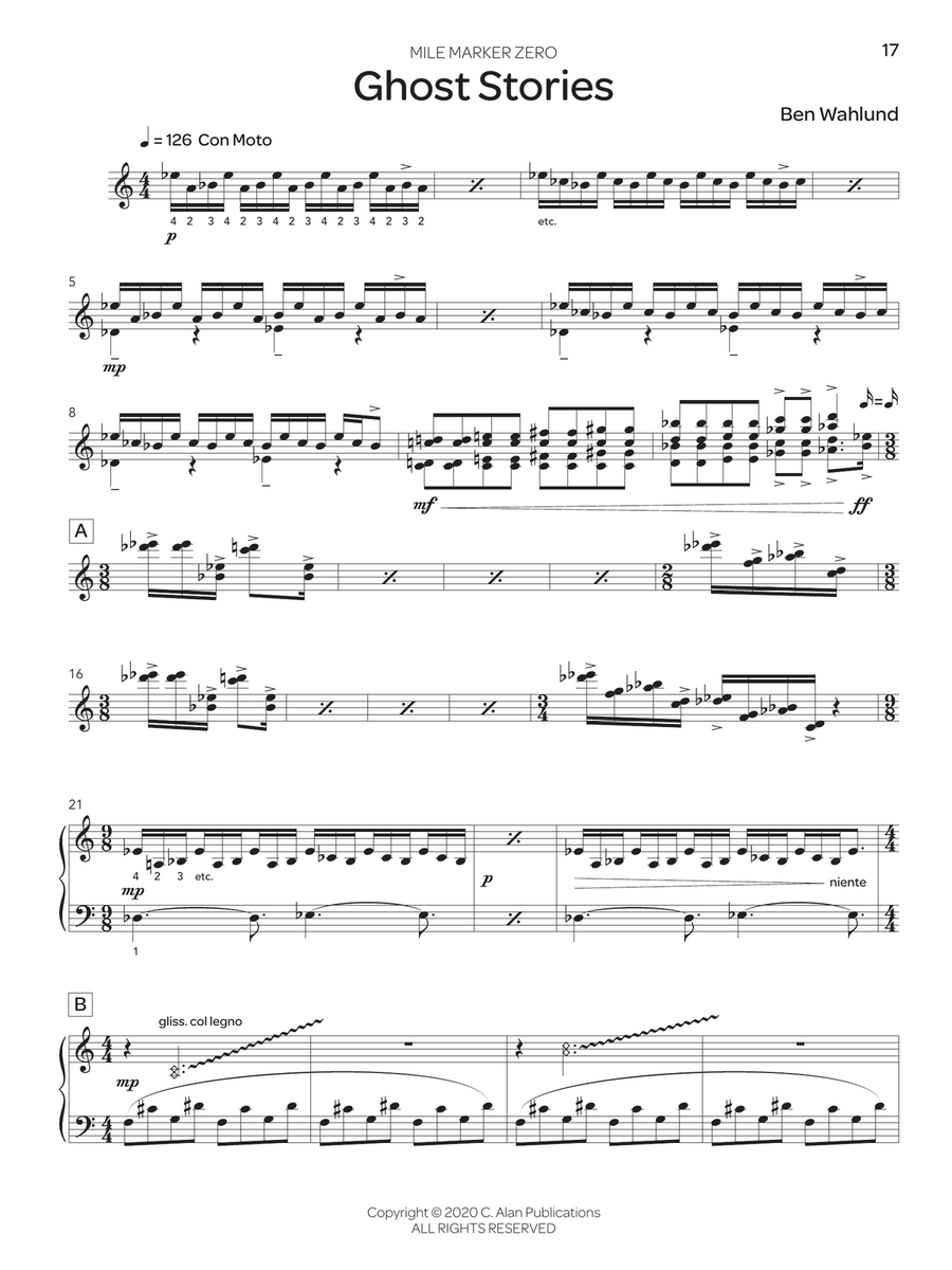 Mile Marker Zero Mile Marker Zero Marimba scores gallery preview page 5