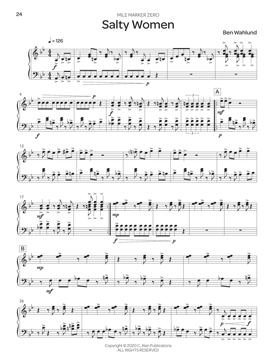 Mile Marker Zero Mile Marker Zero Marimba scores gallery preview page 7