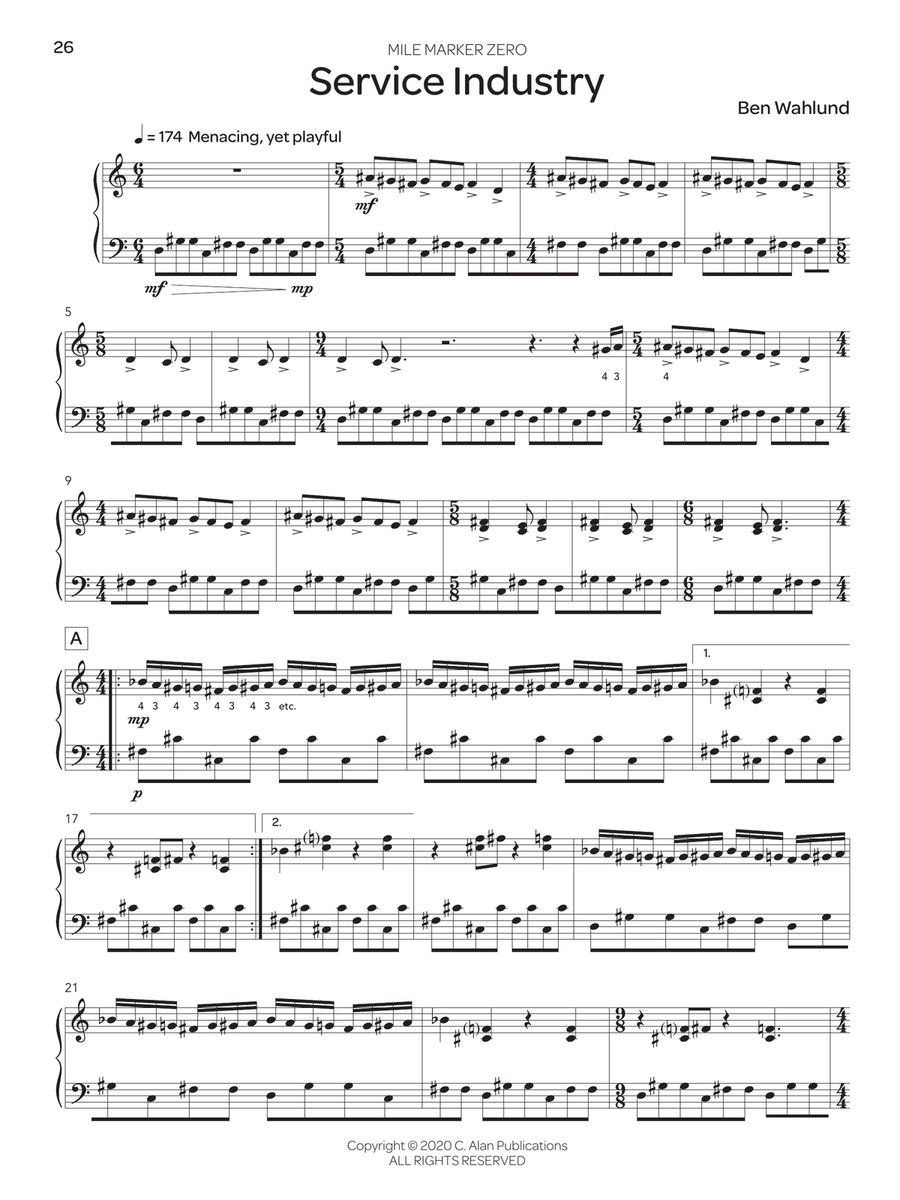Mile Marker Zero Mile Marker Zero Marimba scores gallery preview page 8