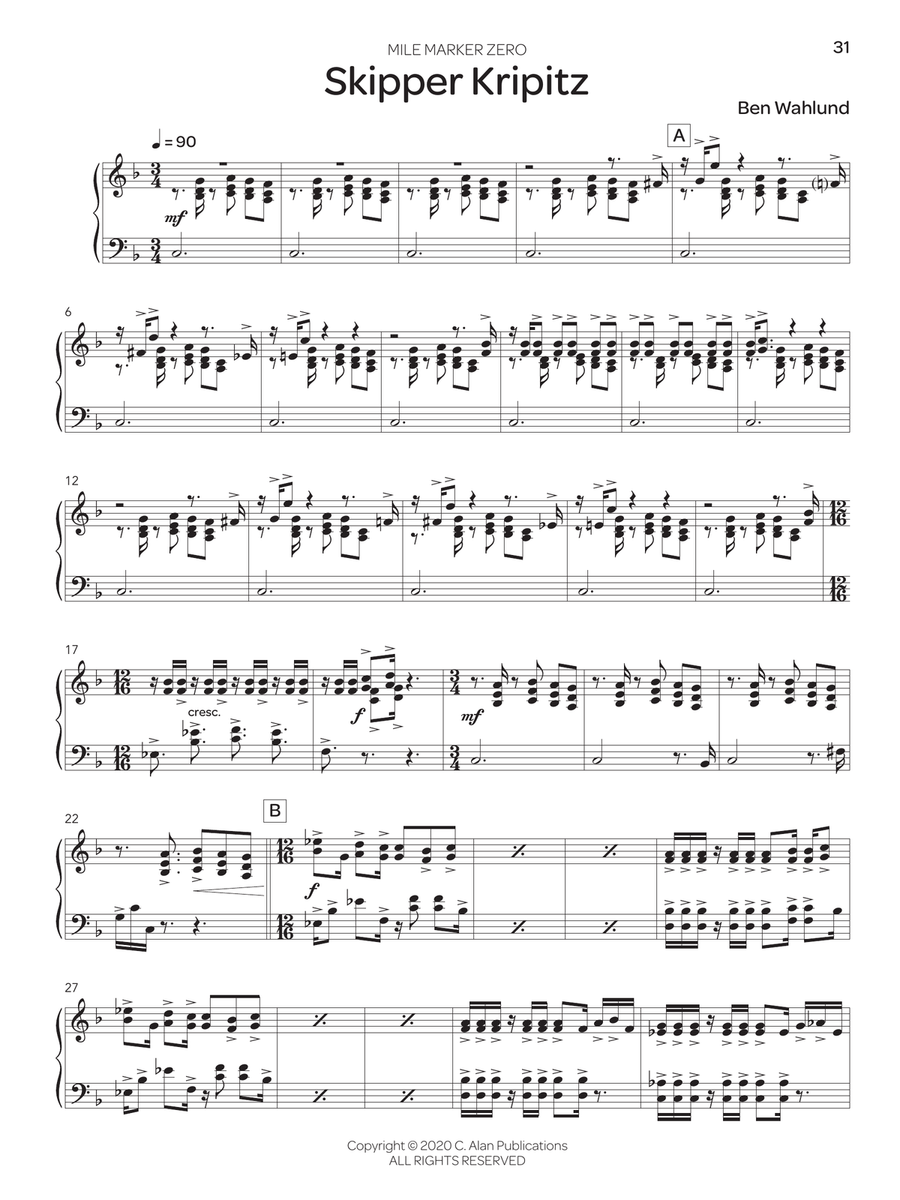 Mile Marker Zero Mile Marker Zero Marimba scores gallery preview page 9
