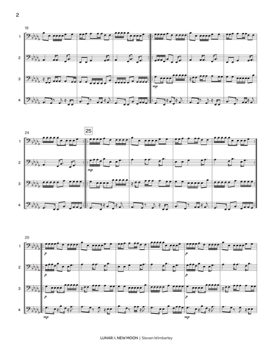 Lunar Lunar Marimba scores gallery preview page 3