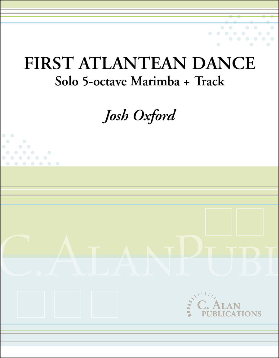 First Atlantean Dance First Atlantean Dance Marimba scores gallery preview page 1