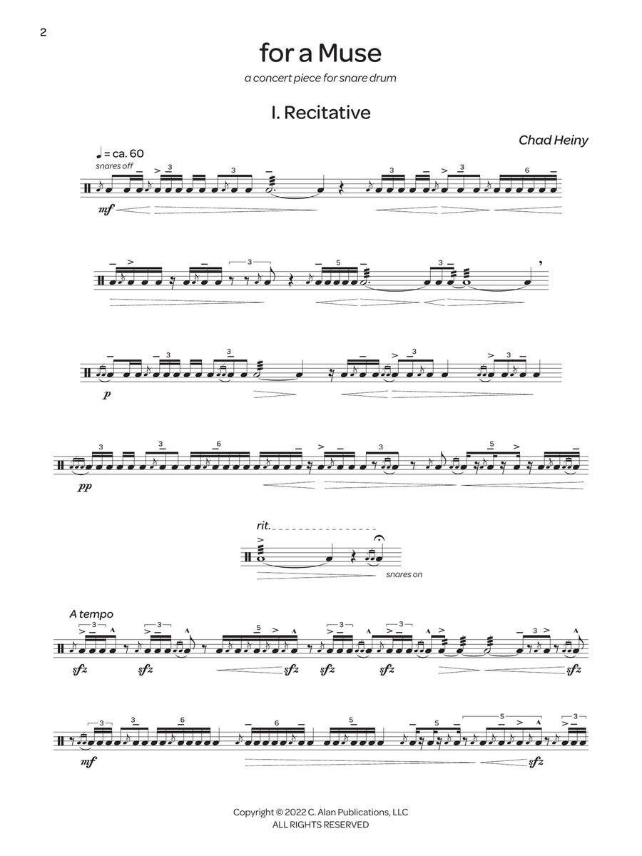 Nocturnes, Book 1 Nocturnes, Book 1 Percussion scores gallery preview page 2