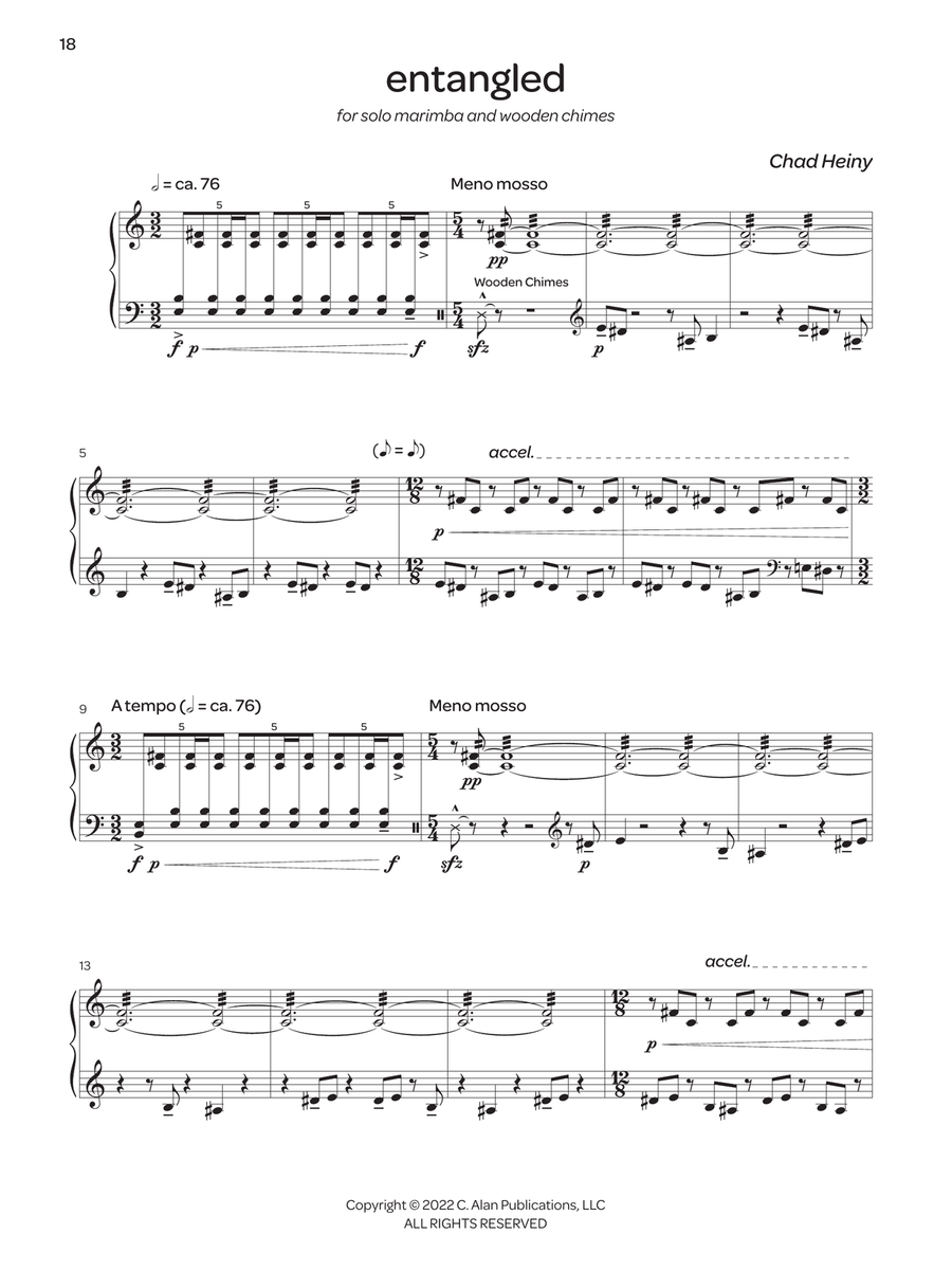 Nocturnes, Book 1 Nocturnes, Book 1 Percussion scores gallery preview page 8