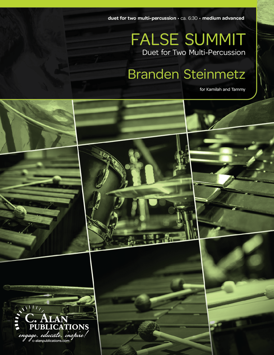 False Summit False Summit Percussion scores gallery preview page 1