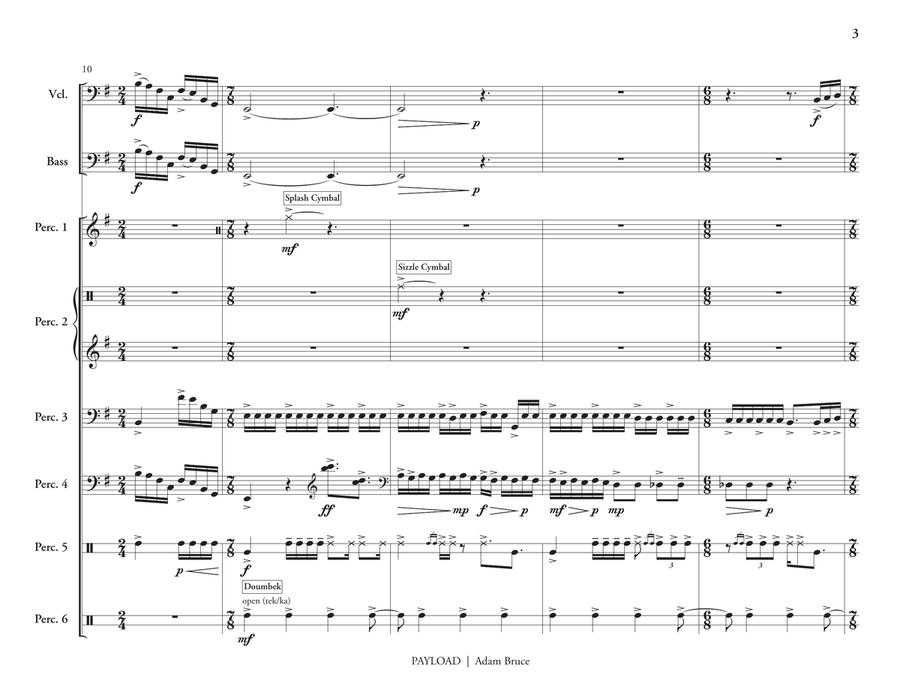 Payload Payload Percussion Ensemble scores gallery preview page 4