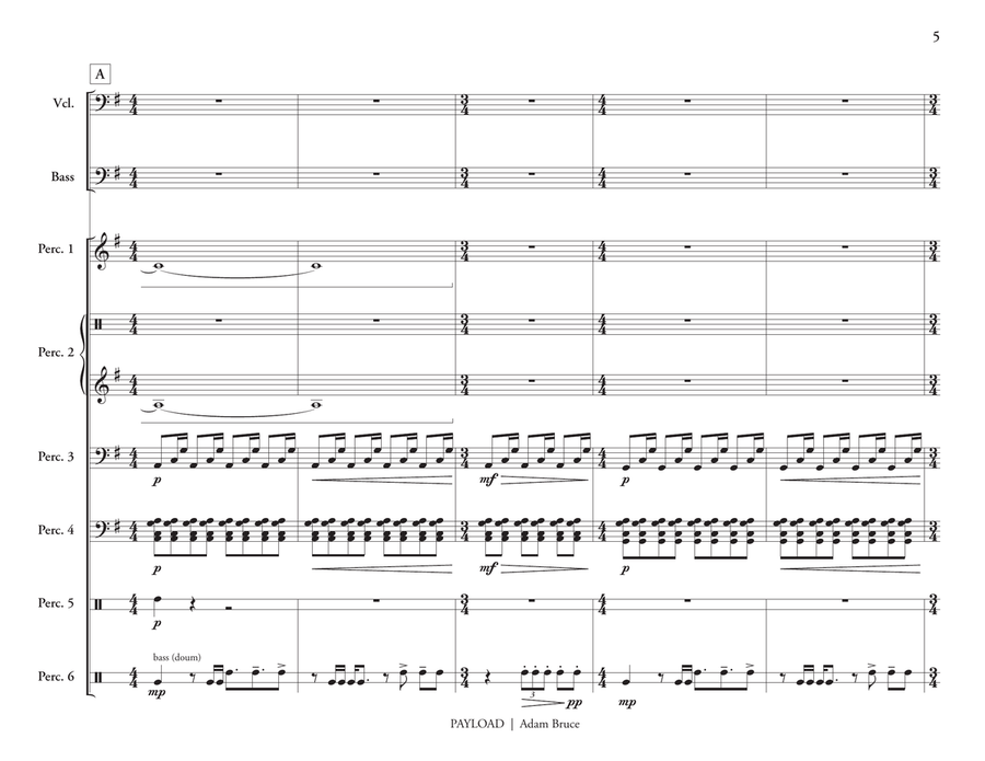 Payload Payload Percussion Ensemble scores gallery preview page 6