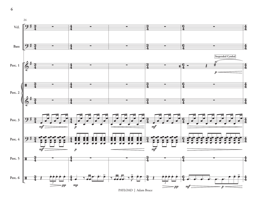 Payload (score only) Payload (score only) Percussion Ensemble scores gallery preview page 7