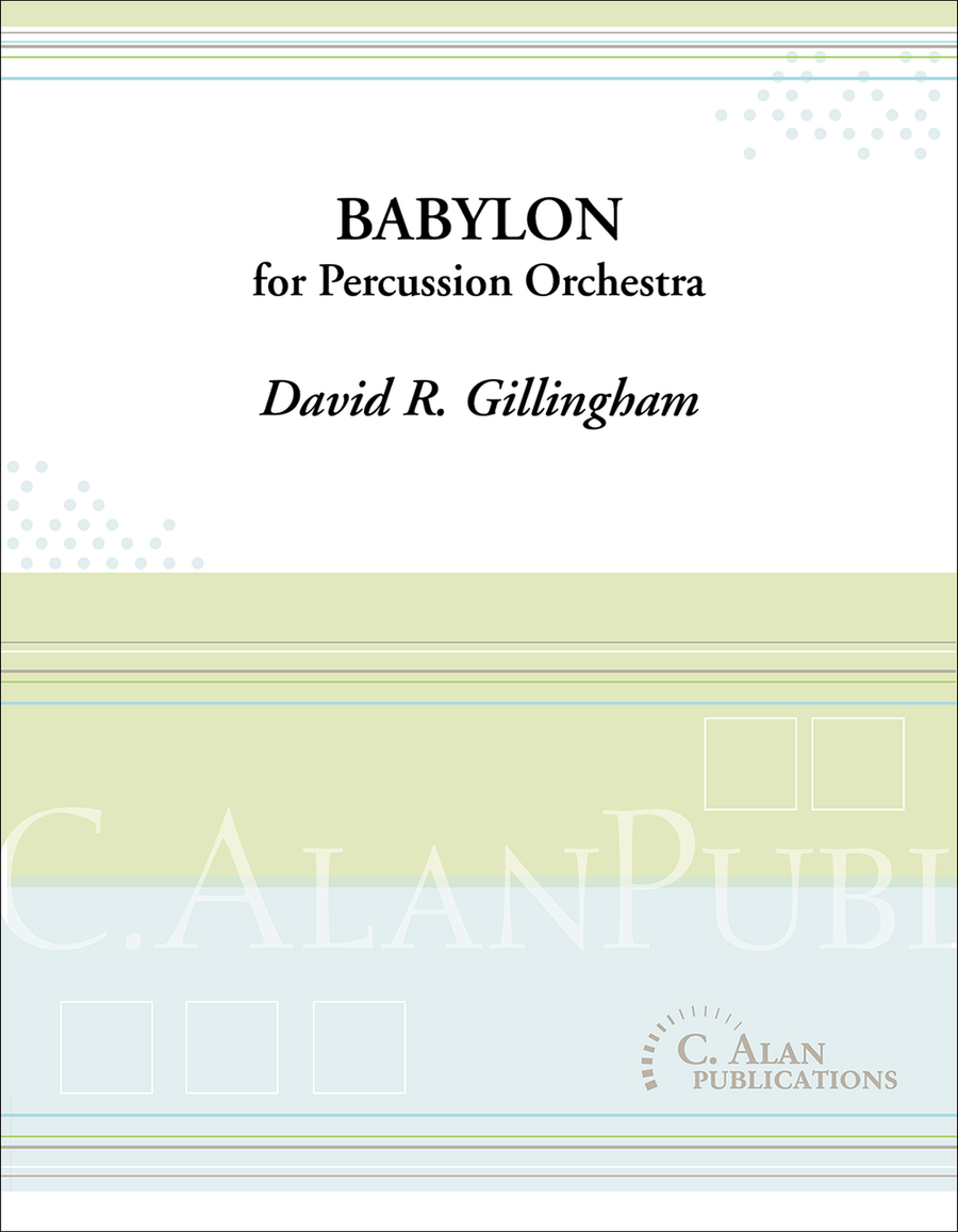 Babylon Babylon Percussion Ensemble scores gallery preview page 1