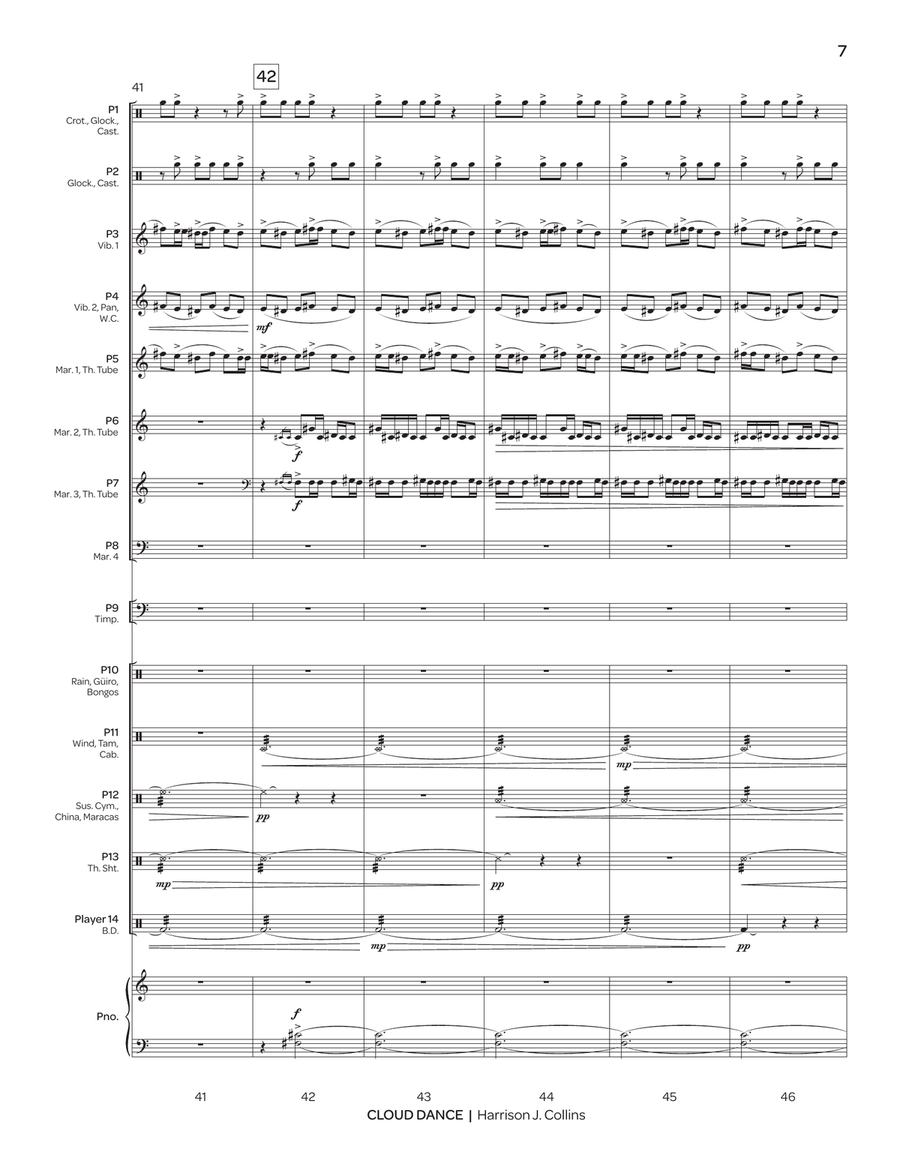 Cloud Dance Cloud Dance Percussion Ensemble scores gallery preview page 8