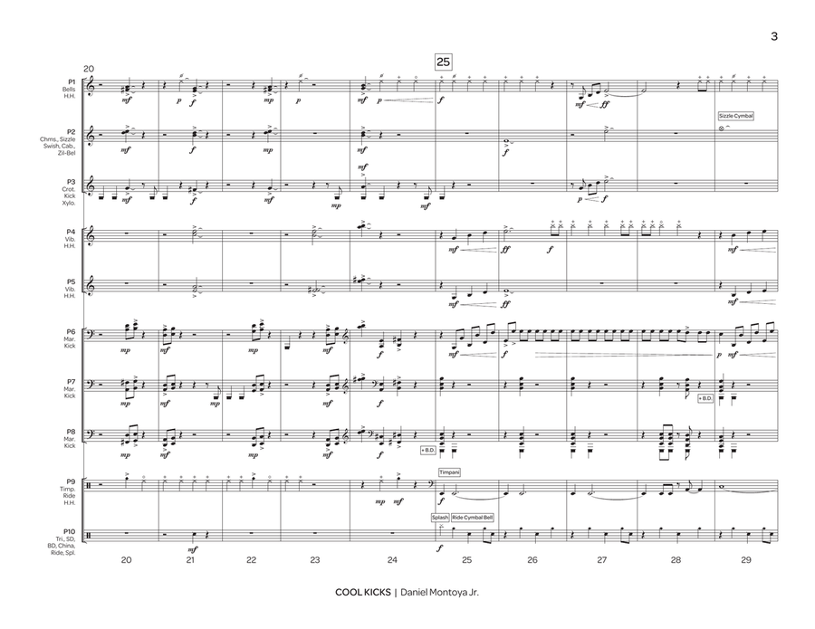 Cool Kicks Percussion Ensemble - Sheet Music page 4