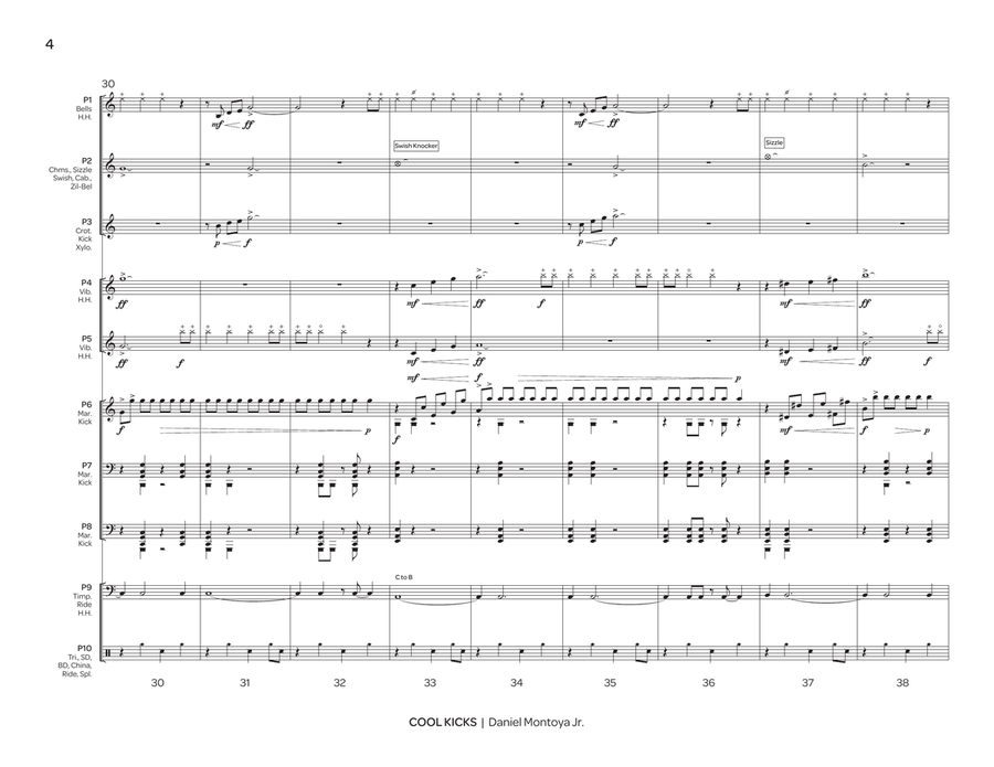 Cool Kicks Percussion Ensemble - Sheet Music page 5