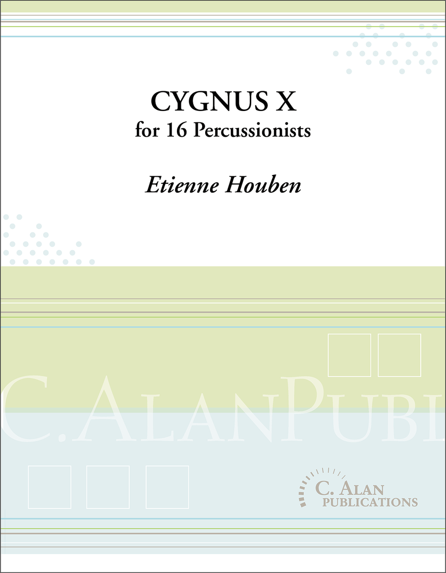 Cygnus X (score only) Cygnus X (score only) Percussion Ensemble scores gallery preview page 1