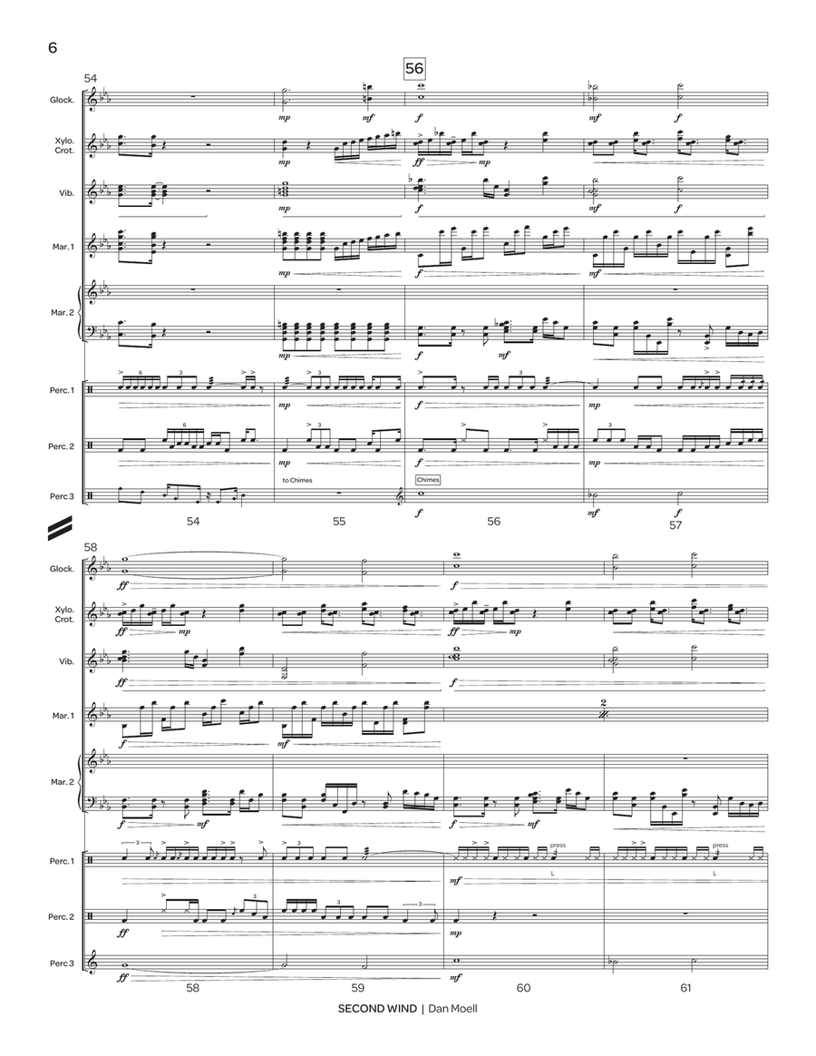 Second Wind (score only) Second Wind (score only) Percussion Ensemble scores gallery preview page 8