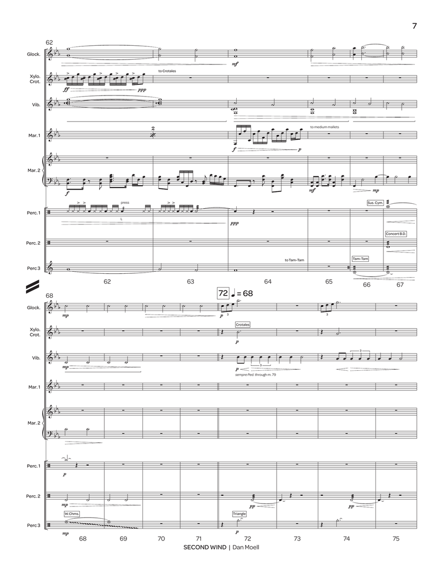 Second Wind (score only) Second Wind (score only) Percussion Ensemble scores gallery preview page 9