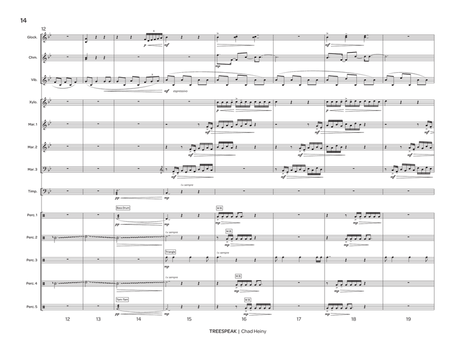 Treespeak Treespeak Percussion Ensemble scores gallery preview page 6