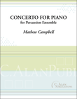 Concerto for Piano & Percussion Ensemble (score)