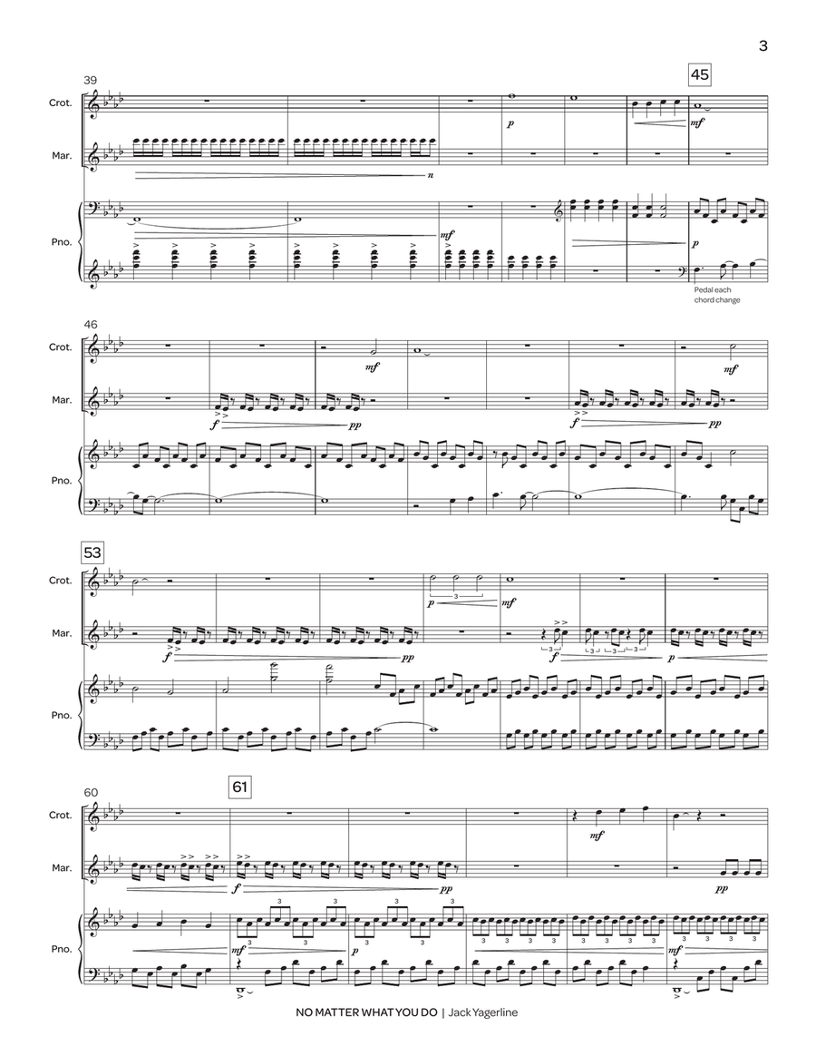 No Matter What You Do No Matter What You Do Piano scores gallery preview page 4
