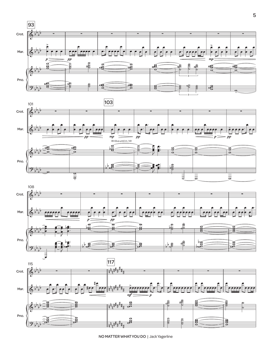 No Matter What You Do No Matter What You Do Piano scores gallery preview page 6