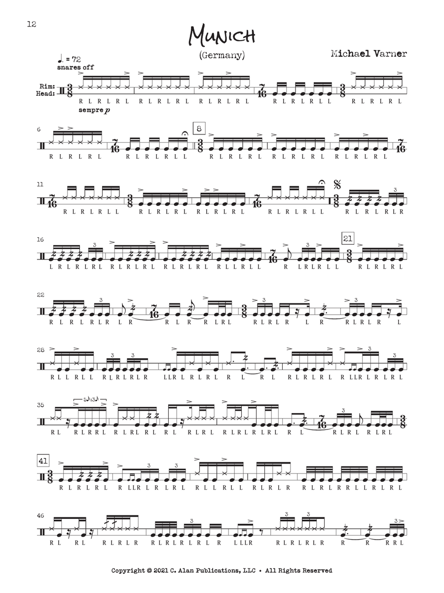 Journey Journey Snare Drum scores gallery preview page 6