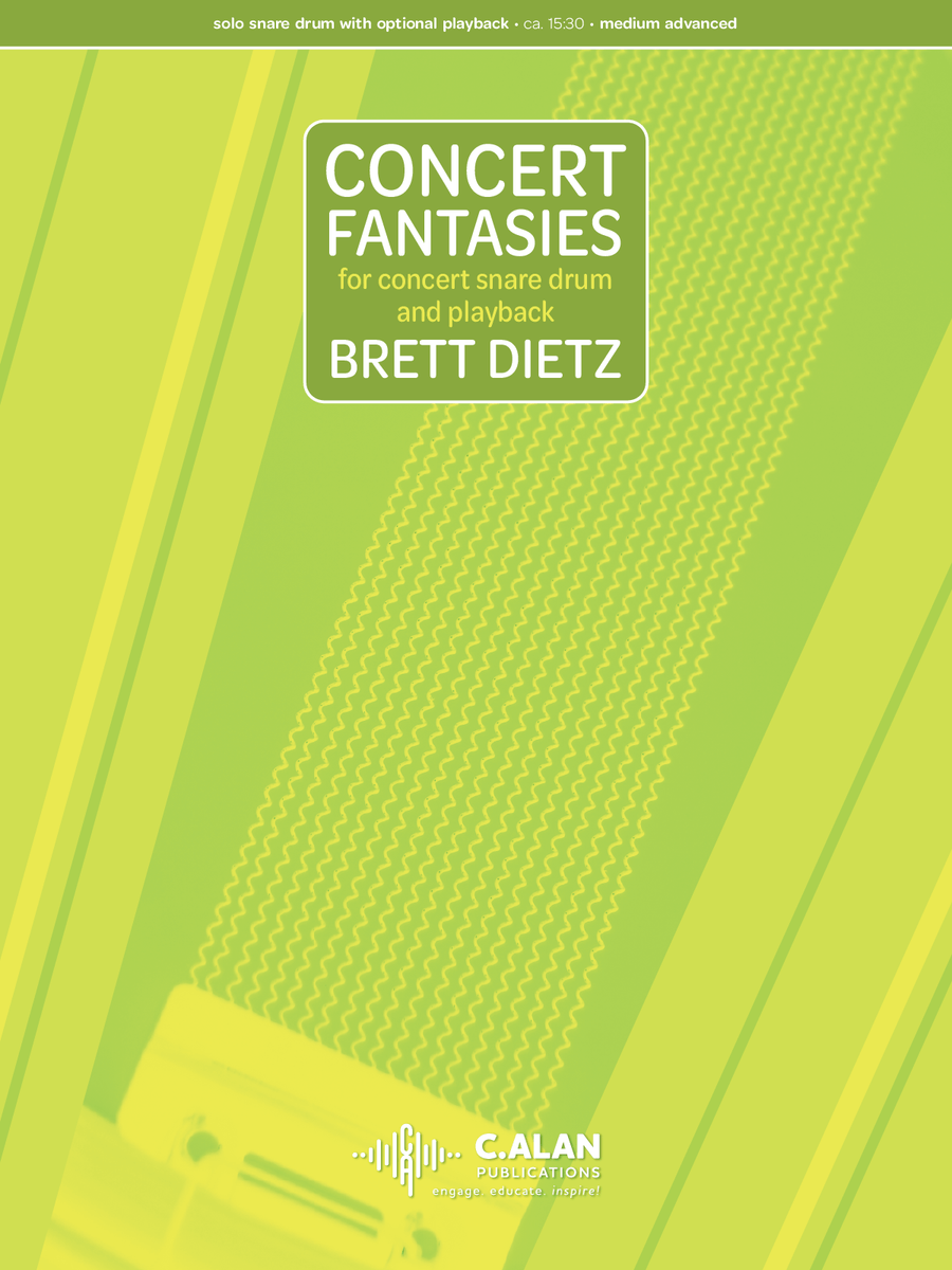 Concert Fantasies for Snare Drum Snare Drum scores gallery preview page 1