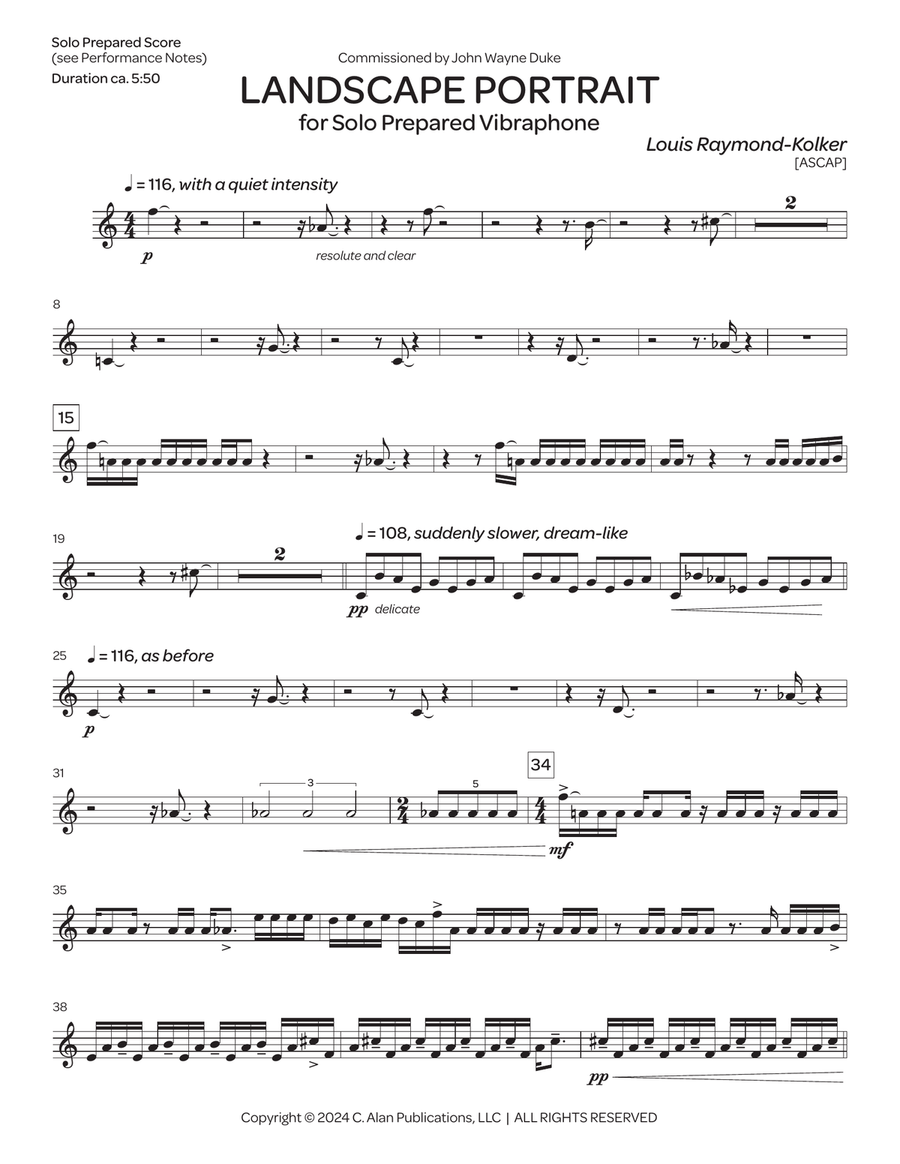 Landscape Portrait Landscape Portrait Percussion scores gallery preview page 2