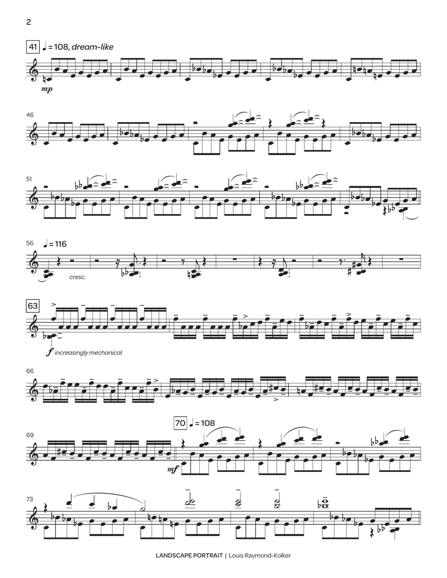 Landscape Portrait Landscape Portrait Percussion scores gallery preview page 3
