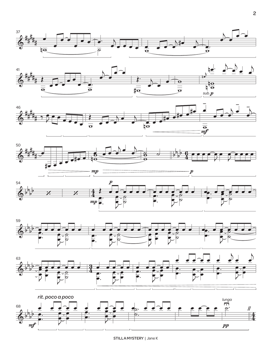 Still a Mystery Still a Mystery Percussion scores gallery preview page 3