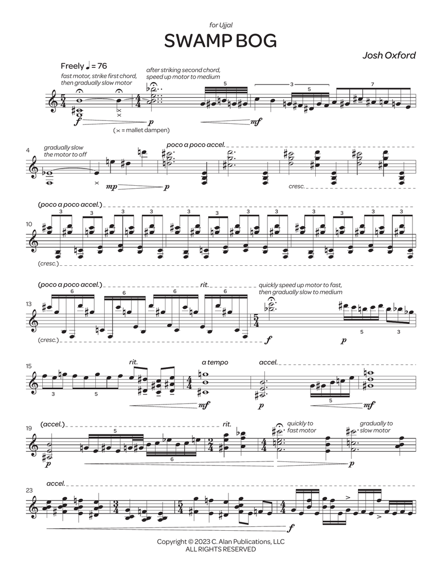 Swamp Bog Swamp Bog Percussion scores gallery preview page 2