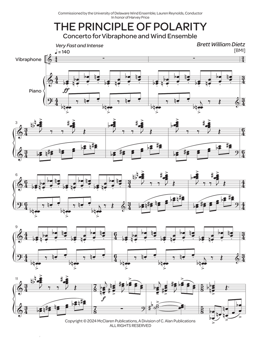 The Principle of Polarity (piano reduction) Piano scores gallery preview page 2